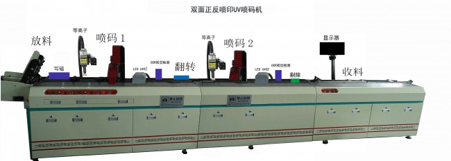 双面正反面UV喷码机