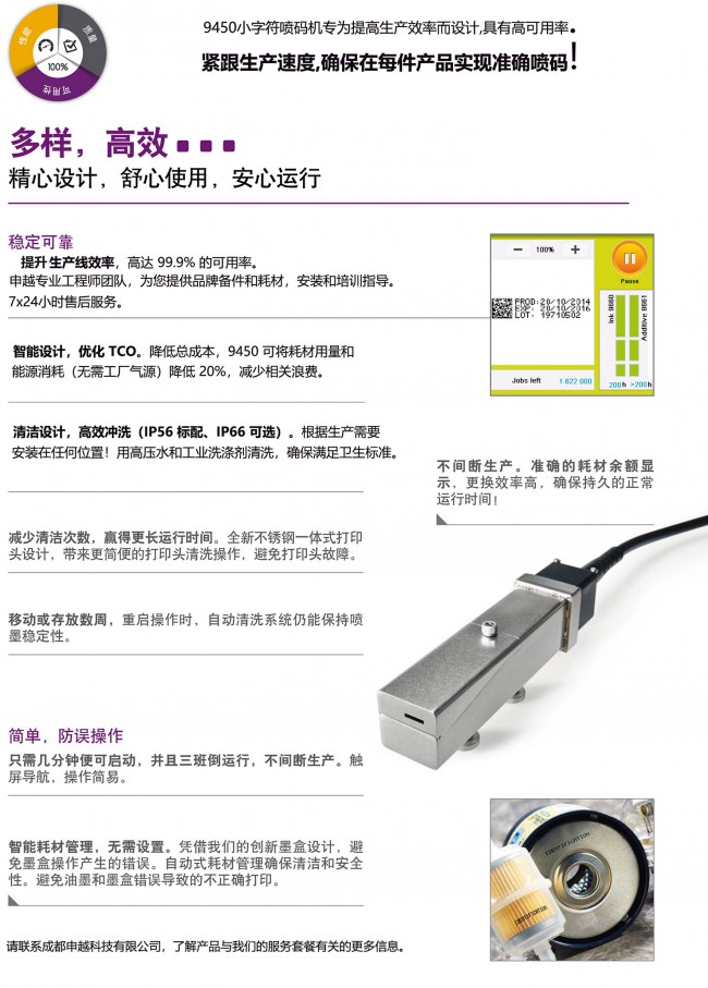 马肯依玛士9450小字符喷码机2副