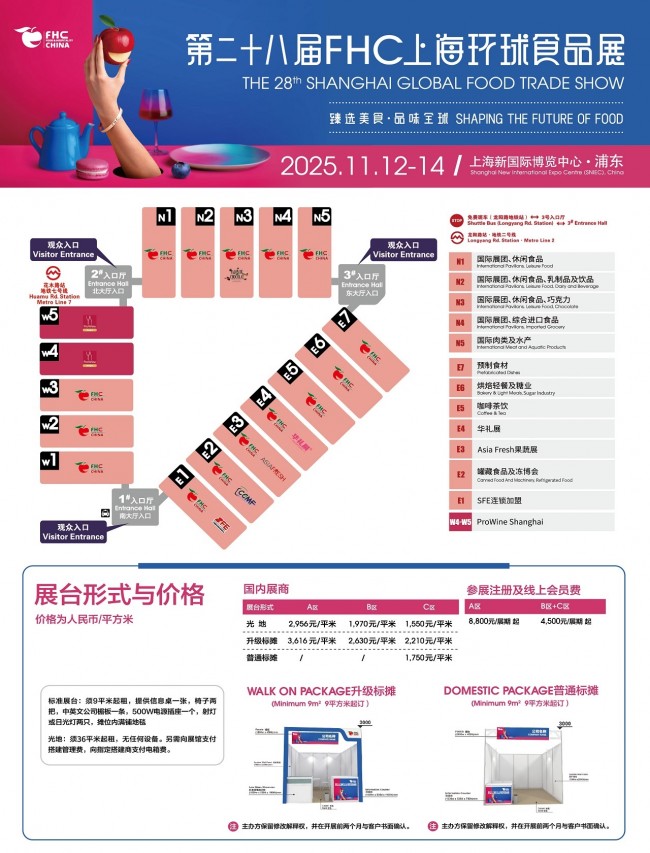 FHC2025展区分布图