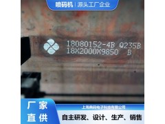 钢板白墨喷码机 可喷印大图标耐高温 墨路循环搅拌